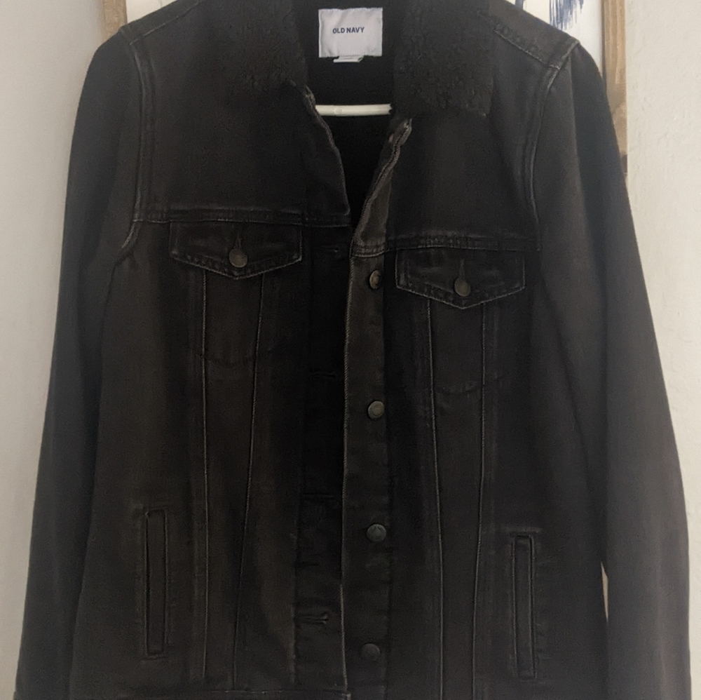 Old navy black denim jacket